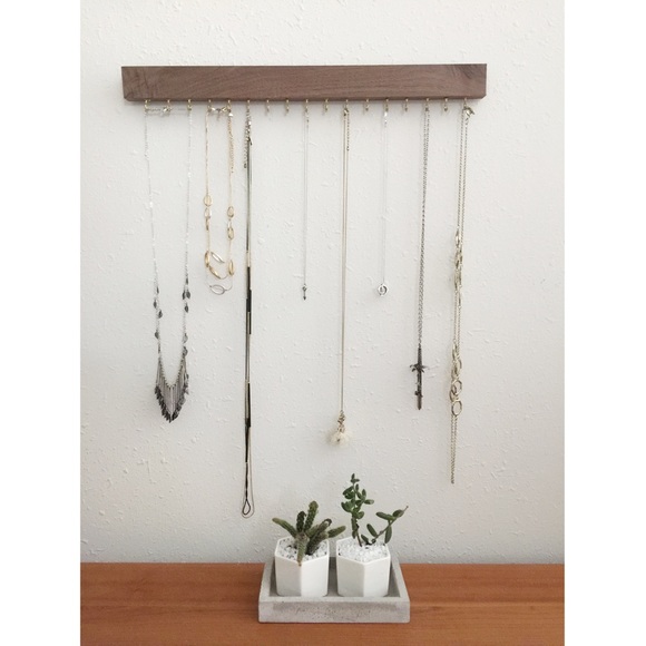 Jewelry - Handmade Solid Wood Necklace Jewelry Hanger